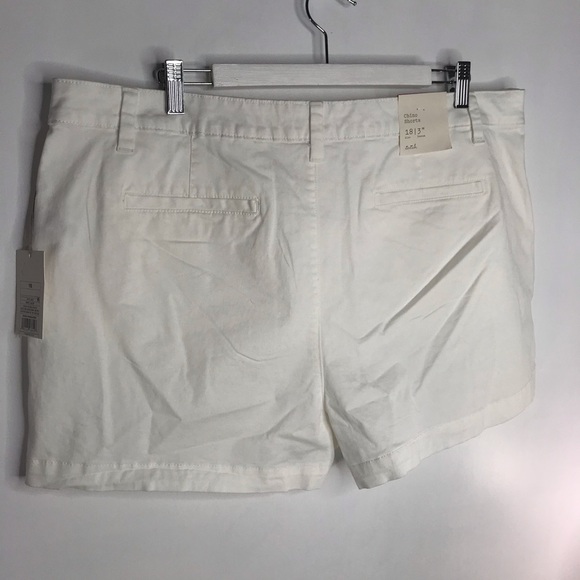 NWT white chino shorts sz 18 - Picture 6 of 8